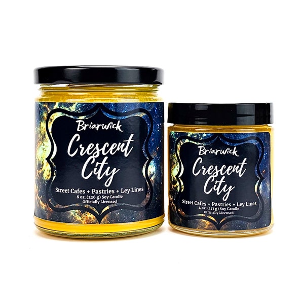 Crescent City Candle- Officially Licensed Crescent City- Soy Vegan Candle