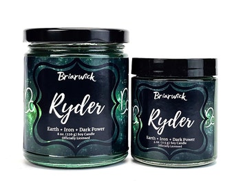 Ryder Draconis Candle- Officially Licensed Ruthless Boys of the Zodiac -  Soy Vegan Candle