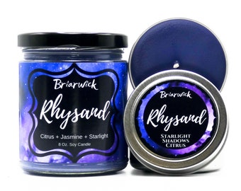 Rhysand Candle- A Court of Thorns & Roses Inspired- Soy Vegan Candle
