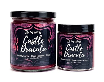 Castle Dracula- Dracula Inspired- Soy Vegan Candle