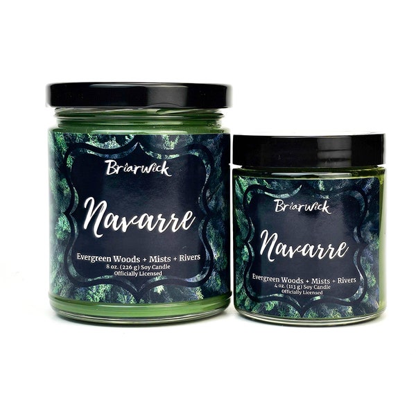 Navarre Candle- Officially Licensed Crescent City- Soy Vegan Candle
