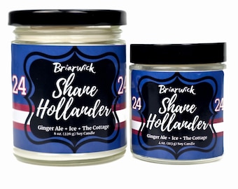Shane Hollander Special Edition Candle- Official Game Changers Series Inspired Candle- Made with Author Permission