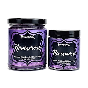 Nevermore- The Raven Inspired- Soy Vegan Candle