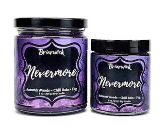 Nevermore- The Raven Inspired- Soy Vegan Candle