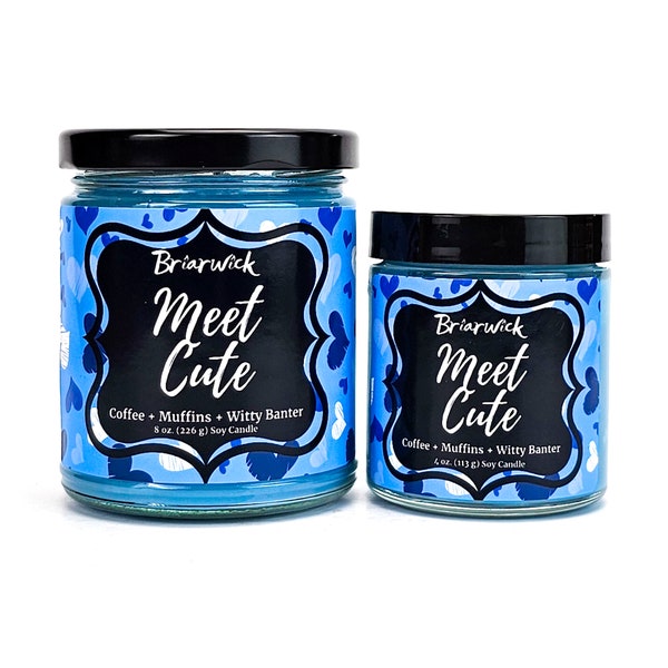 Meet Cute Candle- Inspired By Our Favorite Book Tropes- Soy Vegan Candle