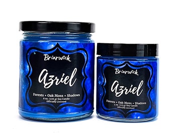 Azriel Candle- Offizipiell lizenziertes Gericht der Dornen und Rosen - Soja-Vegan-Kerze