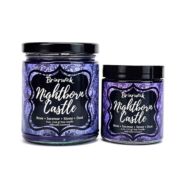 Nightborn Castle Candle- Officially Licensed Crowns of Nyaxia - Soy Vegan Candle