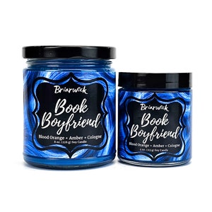 Book Boyfriend- Bookish & Literary Inspired- Soy Vegan Candle