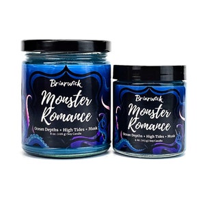 Monster Romance Candle- Romance Inspired Collection- Soy Vegan Candle