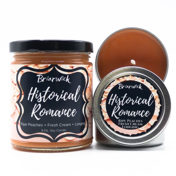 romance writers of canada magazine Historical Romance- Inspired by Romance Novels- Soy Vegan Candle