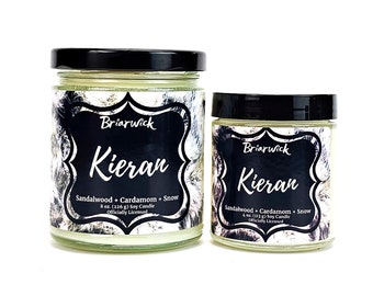 Kieran Candle- Officially Licensed From Blood and Ash- Soy Vegan Candle