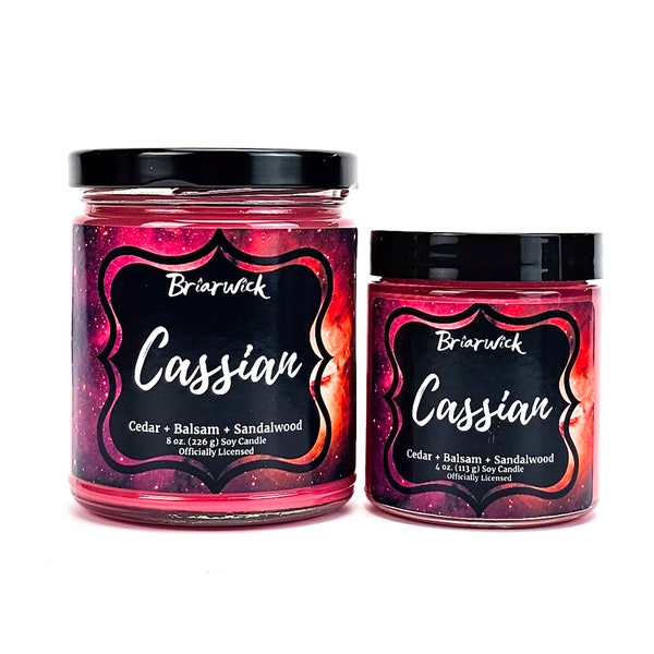 Cassian Candle- Officially Licensed A Court of Thorns and Roses- Soy Vegan Candle