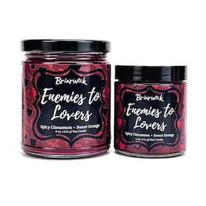 Enemies to Lovers Candle- Inspired By Our Favorite Book Tropes- Soy Vegan Candle