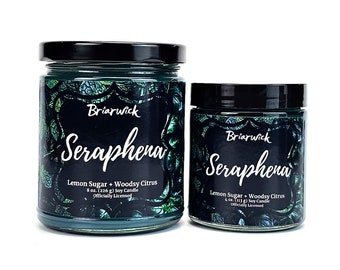 Seraphena Candle-officieel gelicentieerd van Blood and Ash & Shadow in the Ember - Soy Vegan Candle