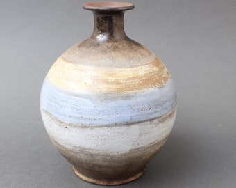 Mid-Century French Ceramic Vase by Alexandre Kostanda (circa 1960s)