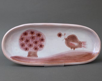 Decorative Ceramic Tray / Vide-Poche by Frères Cloutier (circa 1970s)