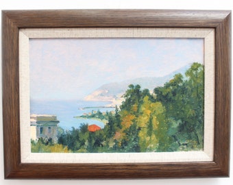 View of San Remo' by Angelo Mucci (1937)