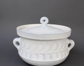 Vintage French Ceramic Tureen by Roger Capron (circa 1960s)