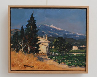 View of Mont Ventoux Under the Provence Sky' by Michel Margueray (circa 2000)