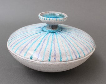 Vintage Italian Ceramic Candy Dish by Guido Gambone (circa 1950s)