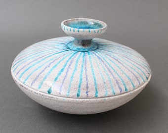 Vintage Italian Ceramic Candy Dish by Guido Gambone (circa 1950s)