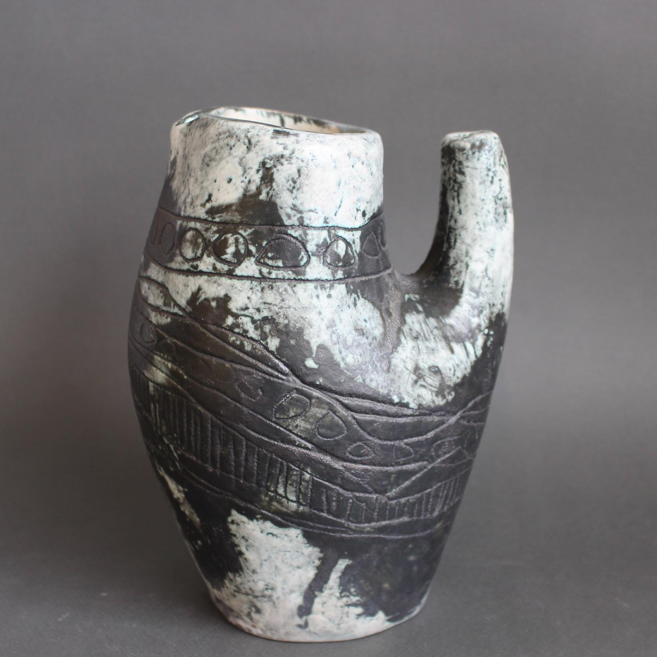 Vintage French Ceramic Pitcher by Jacques Blin (circa 1950s