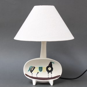 French Vintage Ceramic Table Lamp by Roger Capron (circa 1950s)