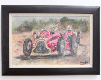 Grand Prix Racer, French School (circa 1960s)