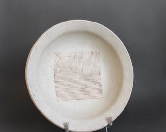 Dekorative Vintage Keramikschale von Bruno Gambone (circa 1990er Jahre)
