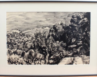 Mediterranean Landscape' by Pierre Dionisi (circa 1930s)