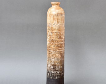 Decorative Mid-Century Ceramic Flower Vase by Pat Rowland (circa 1960s)