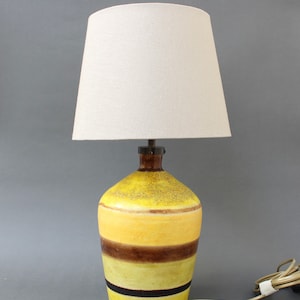 Vintage Italian Ceramic Table Lamp by Guido Gambone (circa 1950s)