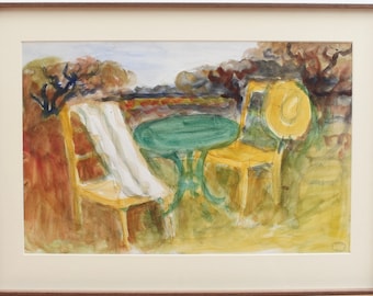 The Terrace by Maurice Savin (circa 1950s)