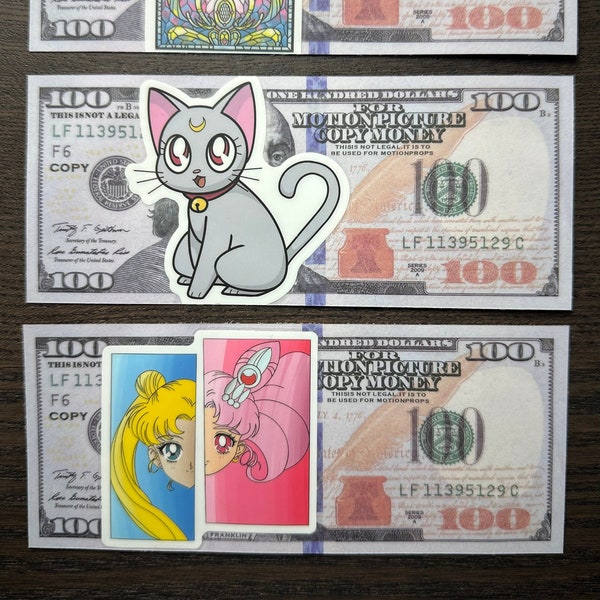 Laminated Prop Money for Budgeting or Bookmarks