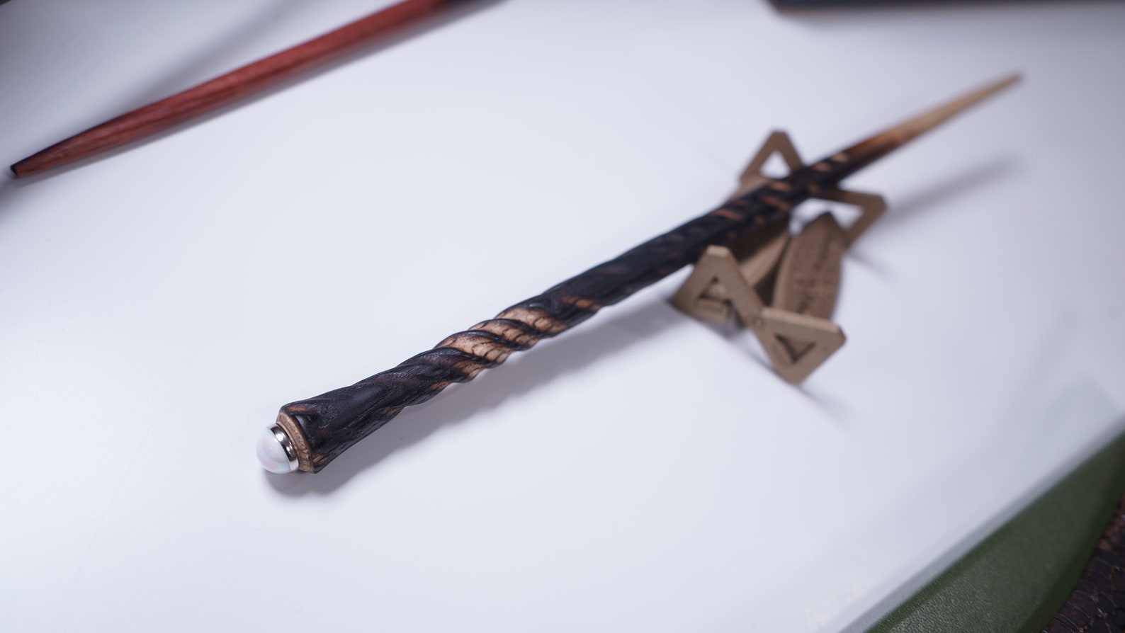 Ash 13 7/8 Handmade Wooden Magic Wand Oneofa Kind Etsy