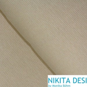 1 m wide Hilco cuffs sand / beige / cream ÖKOTEX image 2