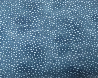 Hilco Jersey " Lutin Dots " ÖKOTEX Kinderstoff Punkte Pünktchen blau blau-grün