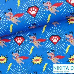 Jersey Comic Superdog Kombi Hilco blau Sprechblasen, Hero Bild 8