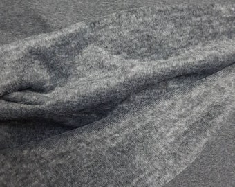 FUR Sweat, Alpenfleece, Kuschel Sweat mit Plüsch innen, dicker Wintersweat, dunkelgrau anthrazit von Hilco ÖKOTEX