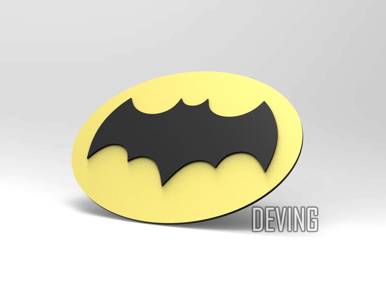ADAM WEST BATMAN Emblem 3D Printable File - Etsy