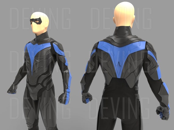 DCU TITANS NIGHTWING 3D Printable Full Armor (Instant Download) 