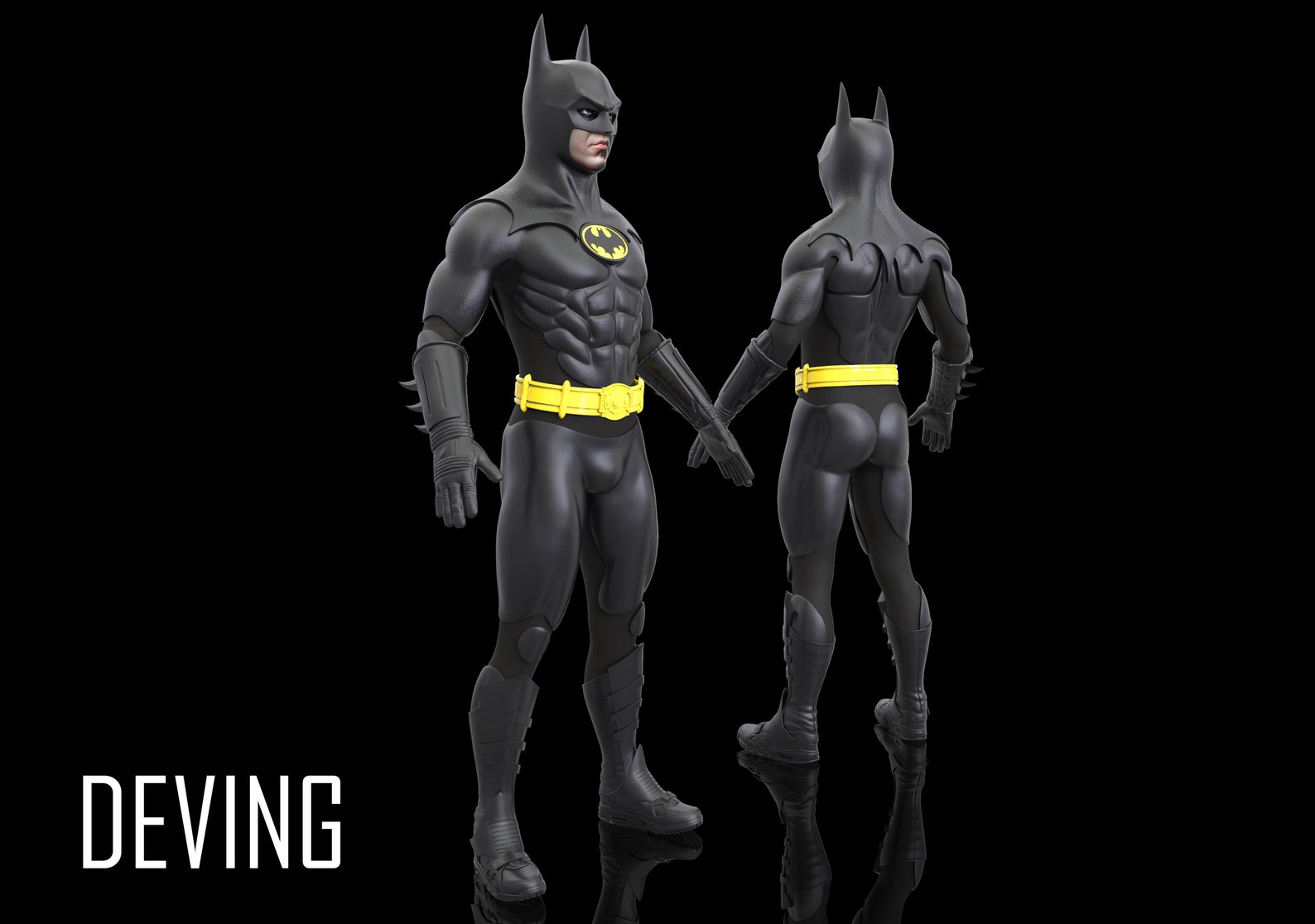 BATMAN 1989 BATSUIT 3D Printable FILES | Etsy India