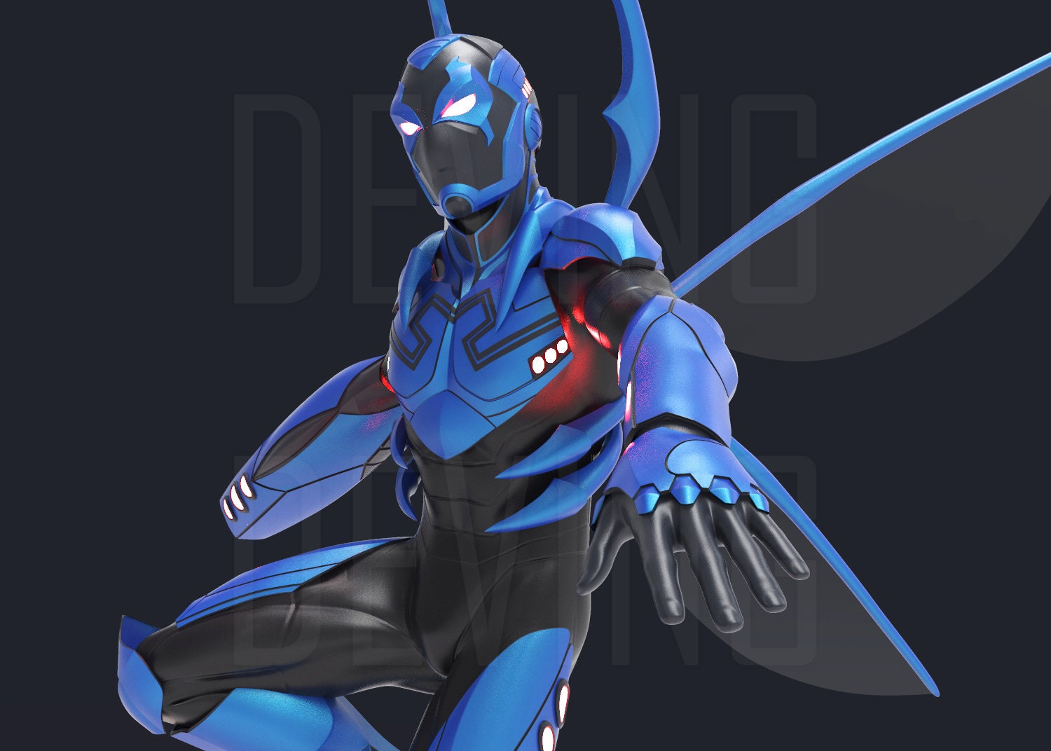 Nightwing Titans Armor | 3D Printable Model #NT2 | Do3D