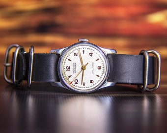 Victory watch Vintage mechanical Rare 1950s retro mens watch Collectible original working 16J cal2608 luxury dress Gift for him