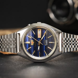Orient watch Japan watch Vintage watch Automatic watch Mechanical watch Original watch Rare watch Mens wristwatch Retro wristwatch