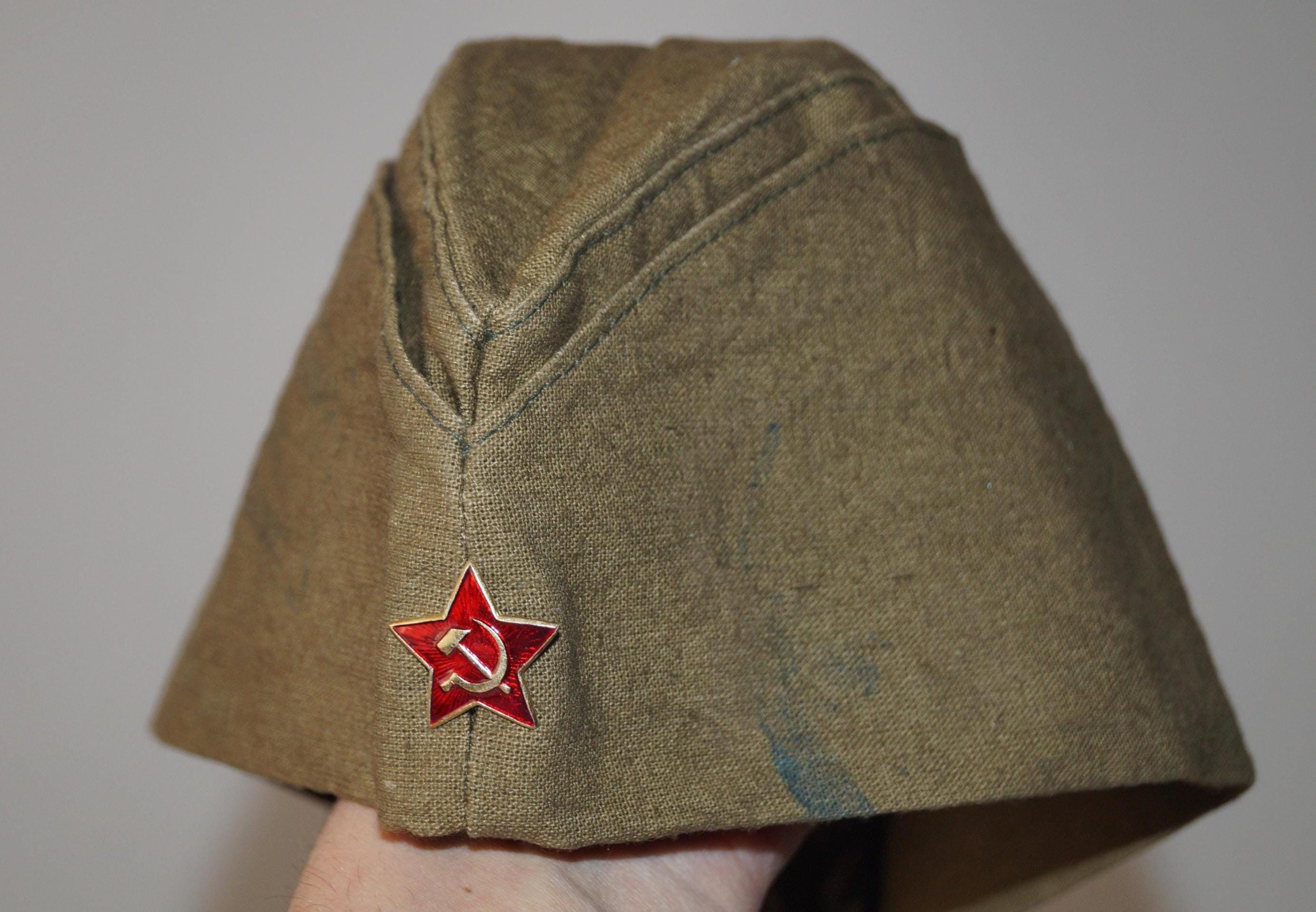 Calot Russe CCCP Pilotka Armée Rouge URSS – Taille 58 Cm – Neuf Sans étiquette