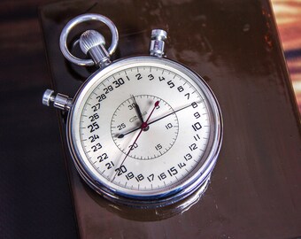 Stopwatch Slava Mechanical Stopwatch Big Stopwatch Stopwatch - Etsy Canada