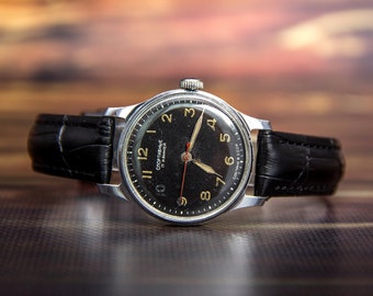 Kirovskie watch Mechanical watch 50 years Kirovskie-Sportivnie 1 mchz Original watch Rare watch Soviet watch Military watch