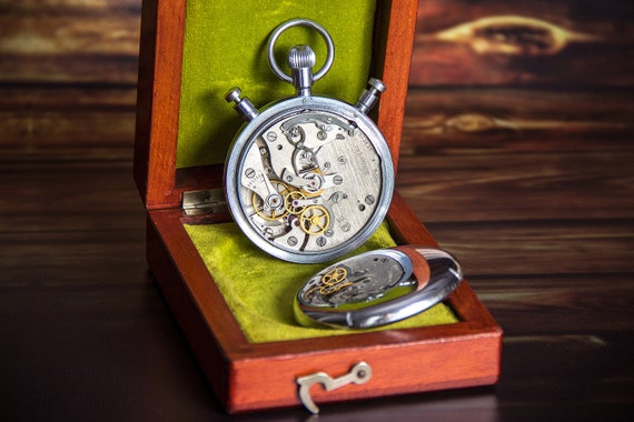 Stopwatch Slava Mechanical Stopwatch Big Stopwatch St Gem