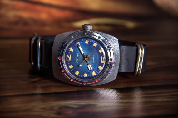 Amphibian watch Vostok watch Mechanical watch Soviet watch Vintage watch Made in ussr Military watch USSR watch Old soviet watch Rare watch